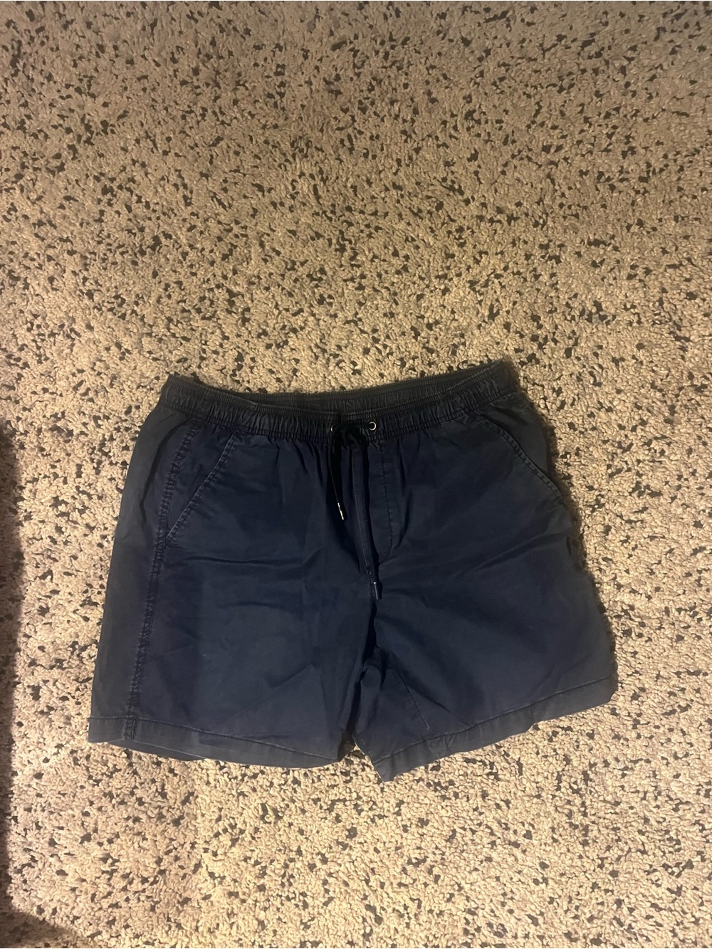 Walter Hagen Navy Blue Drawstring Swim Trunks